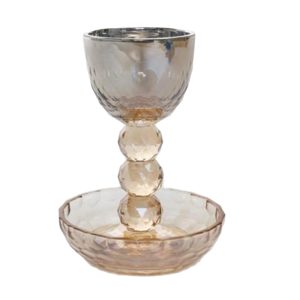 כוס קידוש כדורים אמבר