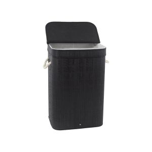 סל כביסה במבוק שחור קטן