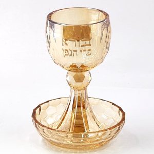 כוס קידוש אמבר כדור