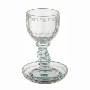 כוס קידוש מהודר שקוף