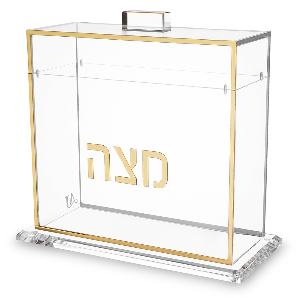 כלי למצה מהודר אקריל זהב